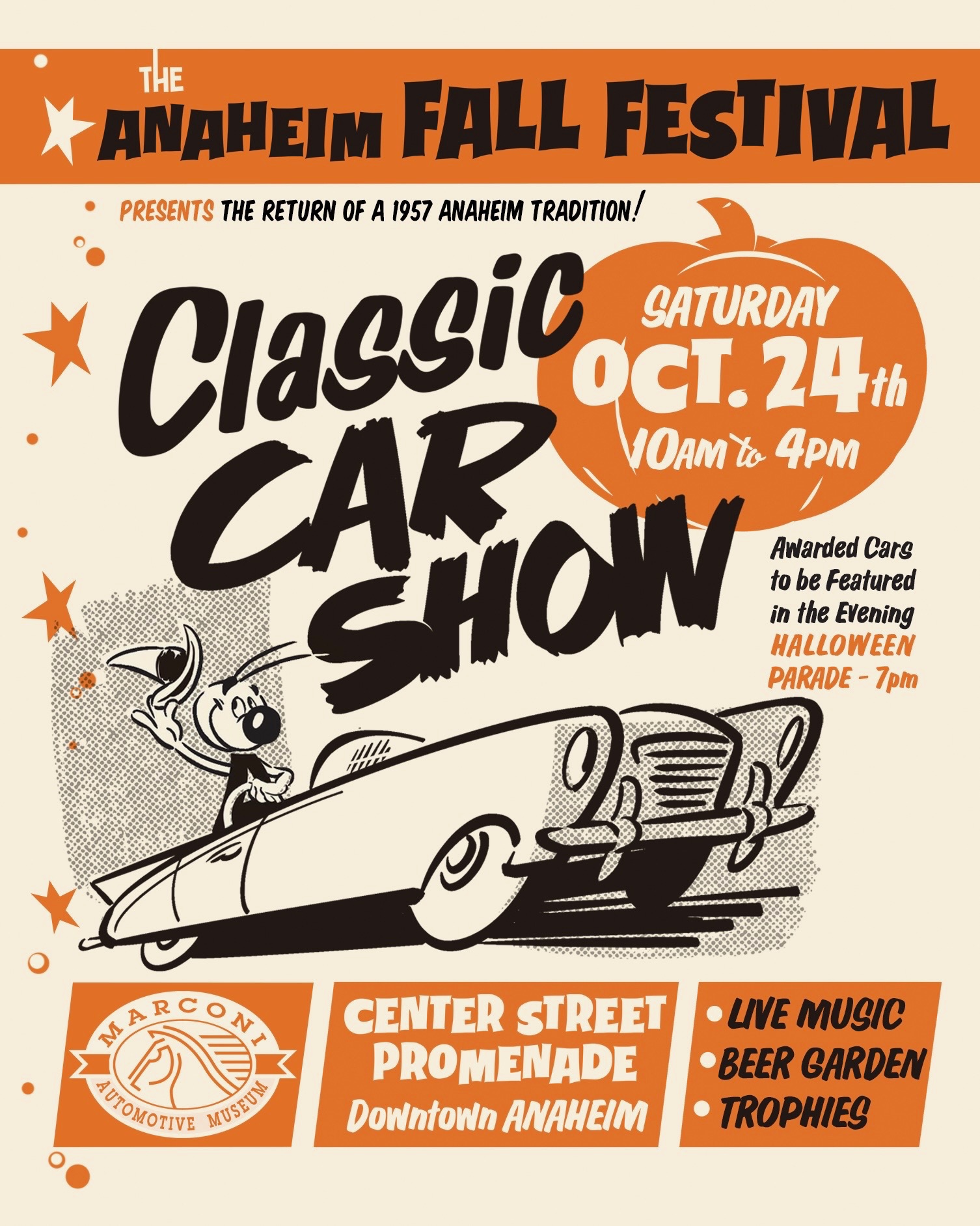 The Anaheim Fall Festival - 1PM show flyer