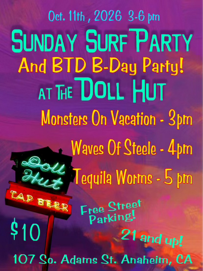 Doll Hut - 5PM show flyer